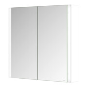 Keuco Spiegelschrank 2-türig Somaris 80x71x12,7cm, weiß matt, Wandvorbau-4