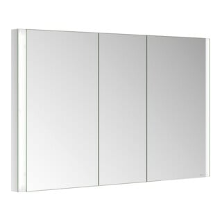 Keuco Spiegelschrank 3-türig Somaris 120x71x11,5cm, Wandeinbau, verspiegelt