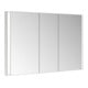 Keuco Spiegelschrank 3-türig Somaris 120x71x11,5cm, Wandeinbau, verspiegelt-2