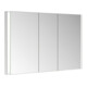 Keuco Spiegelschrank 3-türig Somaris 120x71x11,5cm, Wandeinbau, verspiegelt-4