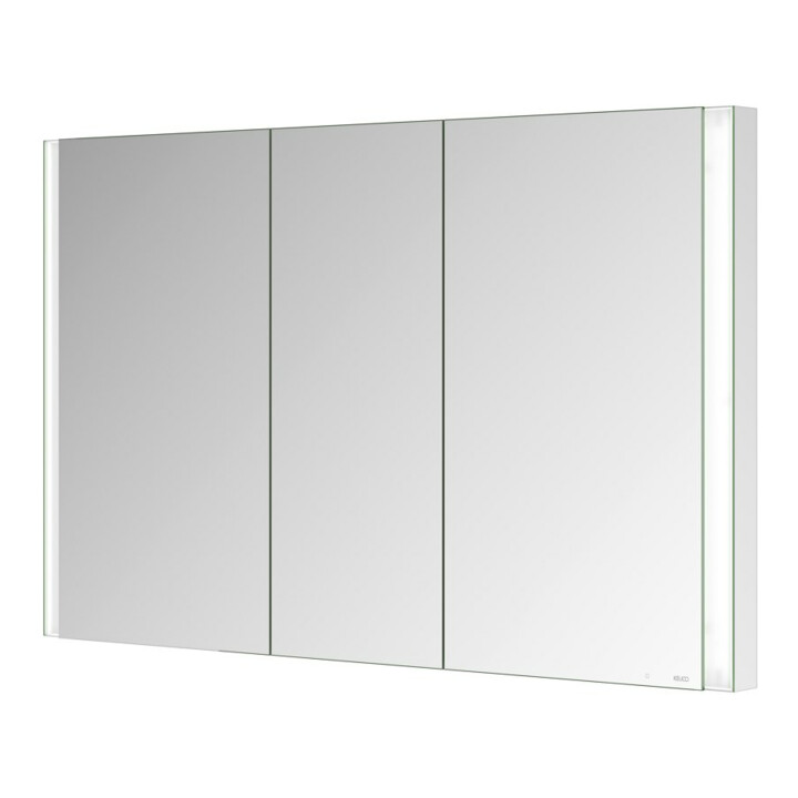 Keuco Spiegelschrank 3-türig Somaris 120x71x11,5cm, Wandeinbau, verspiegelt