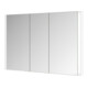 Keuco Spiegelschrank 3-türig Somaris 120x71x11,5cm, Wandeinbau, weiß matt-2