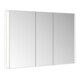 Keuco Spiegelschrank 3-türig Somaris 120x71x11,5cm, Wandeinbau, weiß matt-4