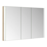 Keuco Spiegelschrank 3-türig Somaris 120x71x11,5cm, WE, Eiche hell Dekor