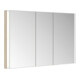 Keuco Spiegelschrank 3-türig Somaris 120x71x11,5cm, WE, Hz, Ei he Dek.-1