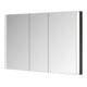 Keuco Spiegelschrank 3-türig Somaris 120x71x11,5cm, WE, Spiegel-Hz., sw matt-5