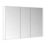 Keuco Spiegelschrank 3-türig Somaris 120x71x11,5cm, WE, Spiegel-Hz., we. matt-4