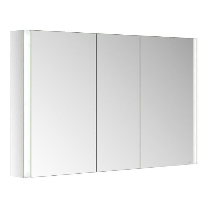 Keuco Spiegelschrank 3-türig Somaris 120x71x12,7cm, Wandvorbau, verspiegelt