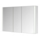 Keuco Spiegelschrank 3-türig Somaris 120x71x12,7cm, WV, Spiegel-Hz., versp-1