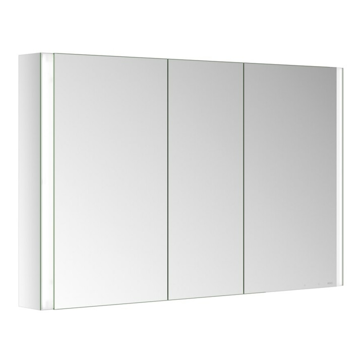 Keuco Spiegelschrank 3-türig Somaris 120x71x12,7cm, WV, Spiegel-Hz., versp