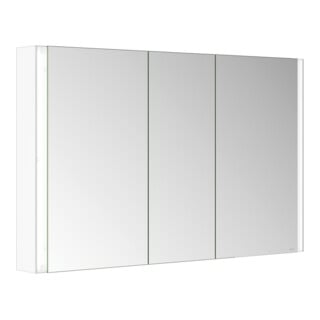 Keuco Spiegelschrank 3-türig Somaris 120x71x12,7cm, WV, Spiegel-Hz., we. ma