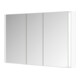 Keuco Spiegelschrank 3-türig Somaris 120x71x12,7cm, WV, Spiegel-Hz., we. ma-2