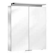 Keuco Spiegelschrank Royal L1 65x74,2x15cm, 24 W, WV, 2-trg., si-elox