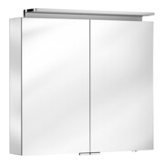 Keuco Spiegelschrank Royal L1 80x74,2x15cm, 2 SBK, 26 W, WV, 2tr., si-