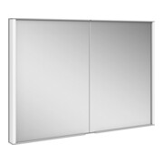 Keuco Spiegelschrank Royal Match 1000x700x160mm, si-elox, WE, 2 Drehtüren