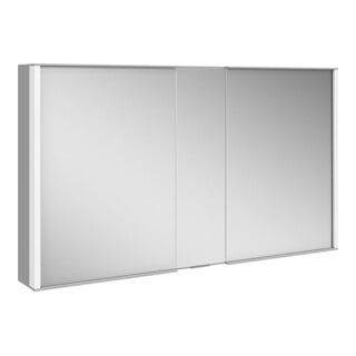 Keuco Spiegelschrank Royal Match 1200x700x160mm, si-el, 2 Dreht., 1 FF