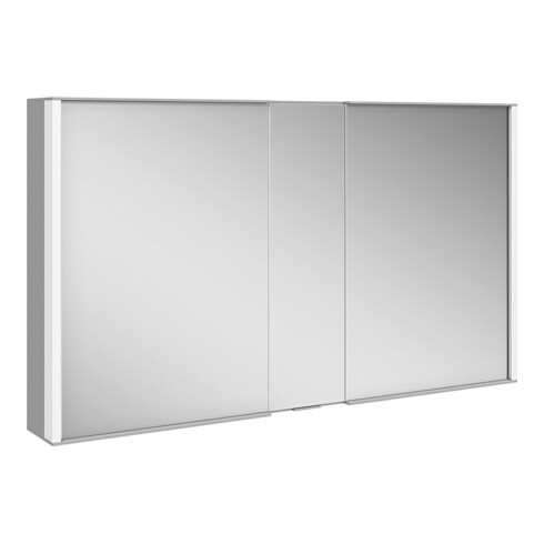 Keuco Spiegelschrank Royal Match 1200x700x160mm, si-el, 2 Dreht., 1 FF
