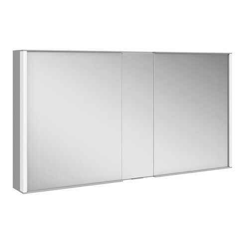 Keuco Spiegelschrank Royal Match 1300x700x160mm, si-el, 2 Dreht., 1 FF