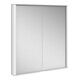 Keuco Spiegelschrank Royal Match 650x700x160mm, si-élox, BL, 2 portes battantes-1