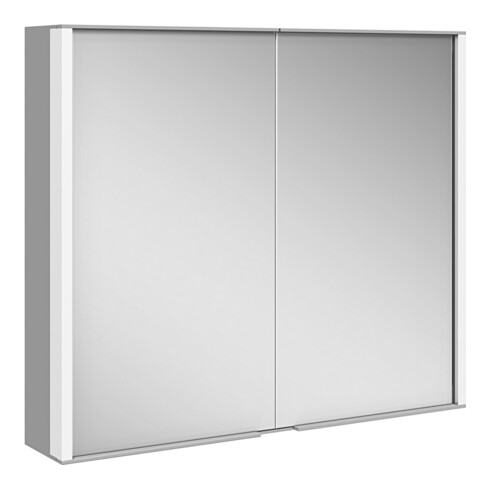 Keuco Spiegelschrank Royal Match si-elox, 800x700x160mm, 2x Drehtüren
