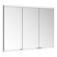 Keuco Spiegelschrank Royal Modular 2.0 1050x700x120mm, 1 SD, 1 Dpl-LS, WE, 3 T-1