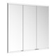 Keuco Spiegelschrank Royal Modular 2.0 1050x900x160mm, 2 SD, BL, 3 portes, éclairé-1
