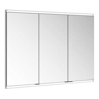 Keuco Spiegelschrank Royal Modular 2.0 1100x700x160mm, 2 SD, BL, 3 portes, éclairé