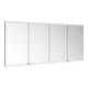 Keuco Spiegelschrank Royal Modular 2.0 1750x700x120mm, o. Steckd., WE, 4-türig-1
