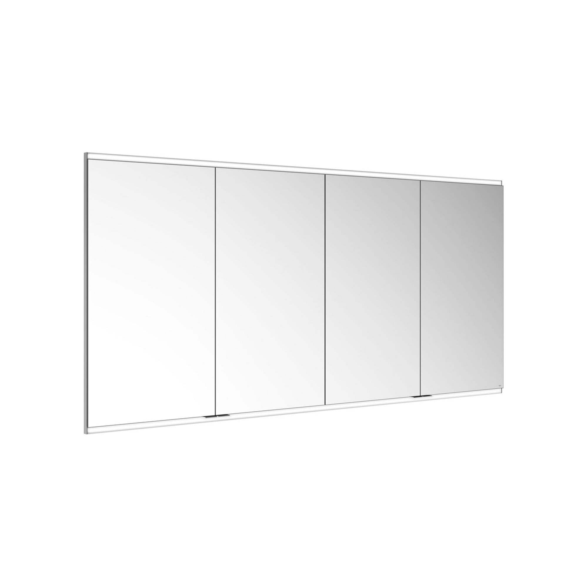 Keuco Spiegelschrank Royal Modular 2.0 2000x900x160mm, o. Steckd., WE, 4-türig