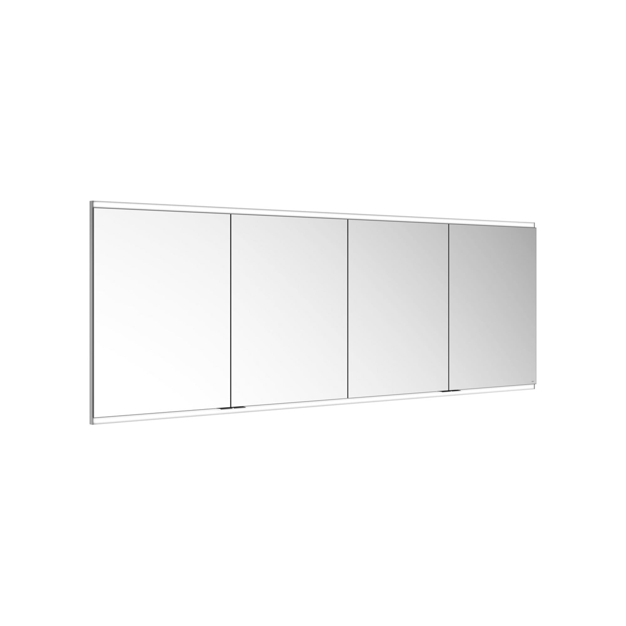 Keuco Spiegelschrank Royal Modular 2.0 2100x700x120mm, o. Steckd., WE, 4-türig
