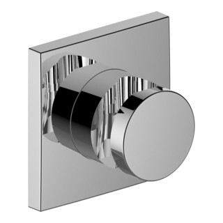 Keuco Support de douche mural IXMO, pour droite ou gauche, chrome noir mat