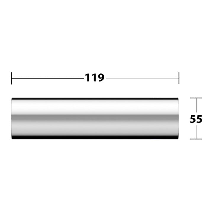 Keuco Support de rouleaux de papier toilette REVA chromé, pour largeur 100/120 mm
