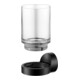 Keuco Support en verre REVA noir mat, avec verre en cristal véritable-5