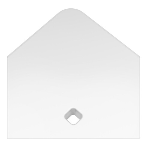 Keuco Tabouret AXESS Assise 338 mm, chromé/blanc