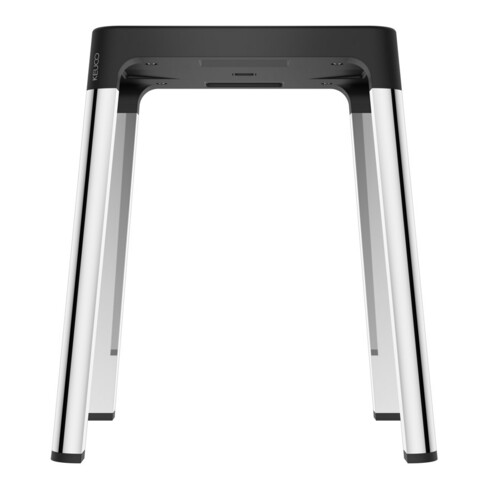 Keuco Tabouret AXESS Assise 338 mm, chromé/noir
