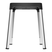 Keuco Tabouret AXESS Assise 338 mm, chromé/noir-4