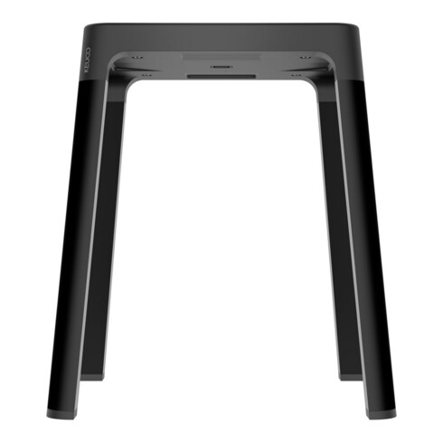 Keuco Tabouret AXESS Assise 338 mm, noir mat/noir