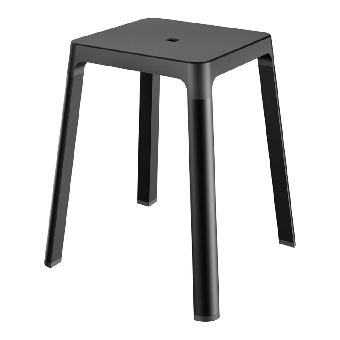Keuco Tabouret AXESS Assise 338 mm, noir mat/noir