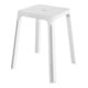 Keuco Tabouret AXESS Assise 338mm, alu argenté anodisé/blanc-5