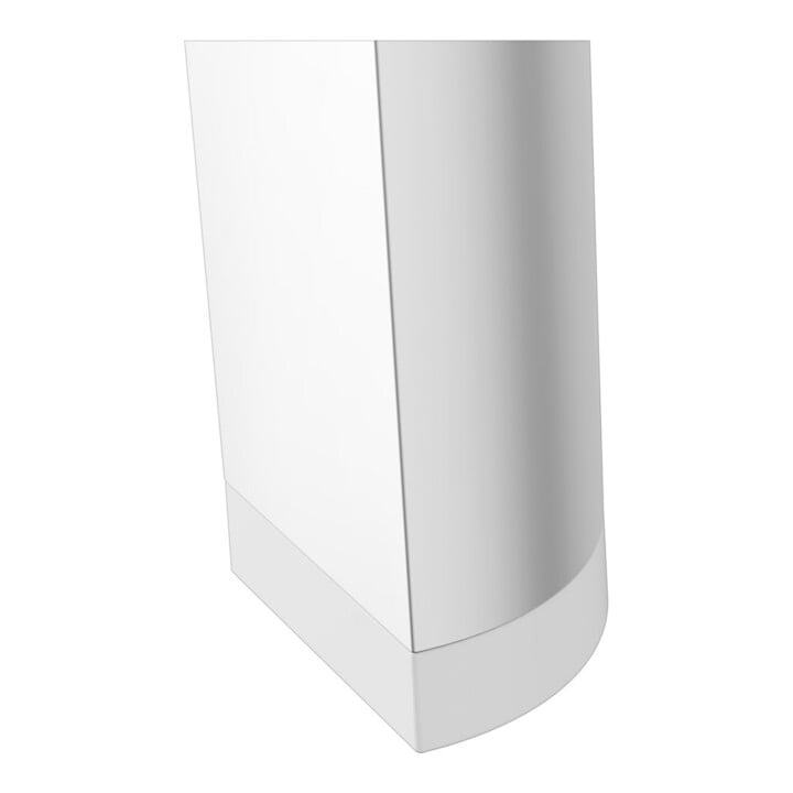 Keuco Tabouret AXESS Assise 338mm, alu argenté anodisé/blanc