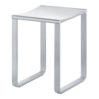 Keuco Tabouret Plan chromé/gris clair