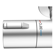 Keuco Thermostat-Brausemischer Plan blue AP, Aluminium-finish-2