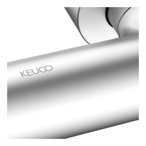 Keuco Thermostat-Brausemischer Plan blue AP, Aluminium-finish