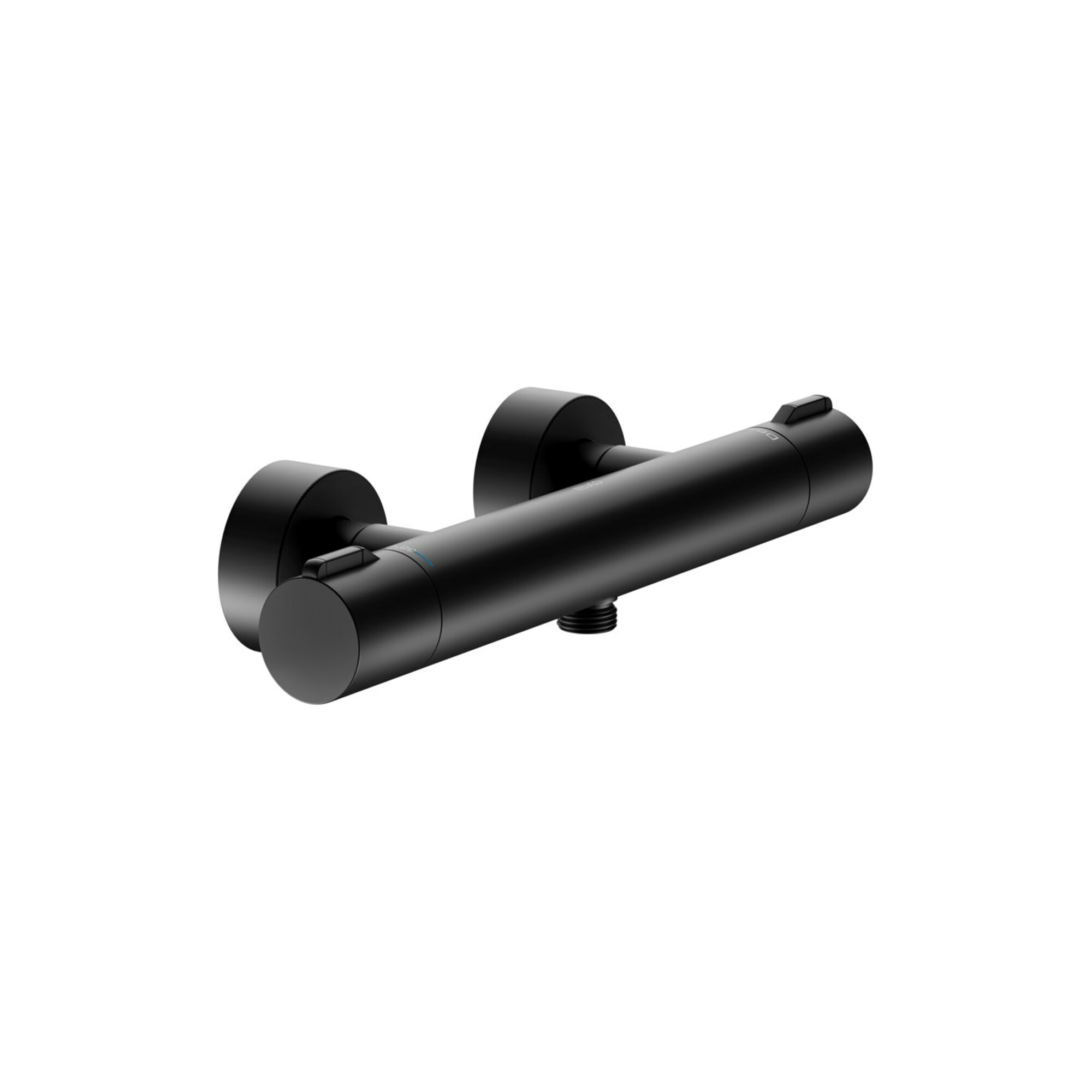 Keuco Thermostat-Brausemischer Plan blue AP, schwarz-matt