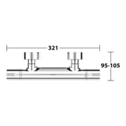 Keuco Thermostat-mélangeur de douche Plan blue AP, chromé-5