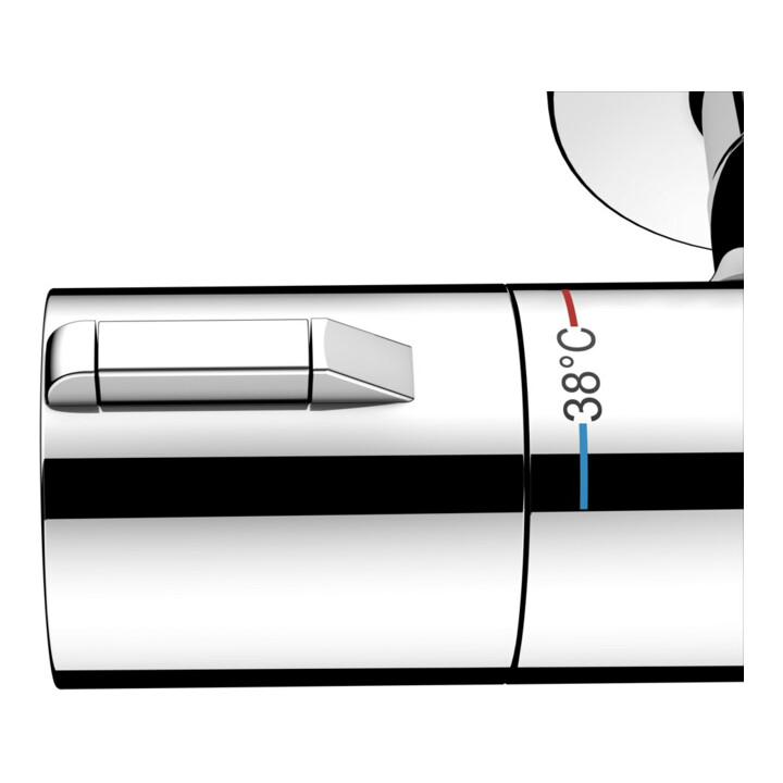 Keuco Thermostat-mélangeur de douche Plan blue AP, chromé