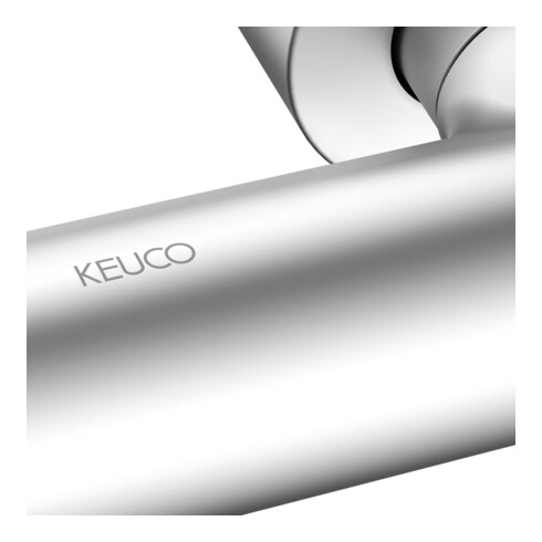Keuco Thermostat-mélangeur douche Plan blue AP, finition aluminium