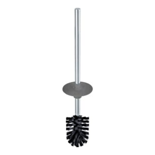 Keuco Toilettenbürste Moll chrom/Anthraz., mit Griff und Deckel