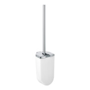 Keuco Toilettenbürstengarnitur ELEGANCE mit Metall-Deckel verchromt