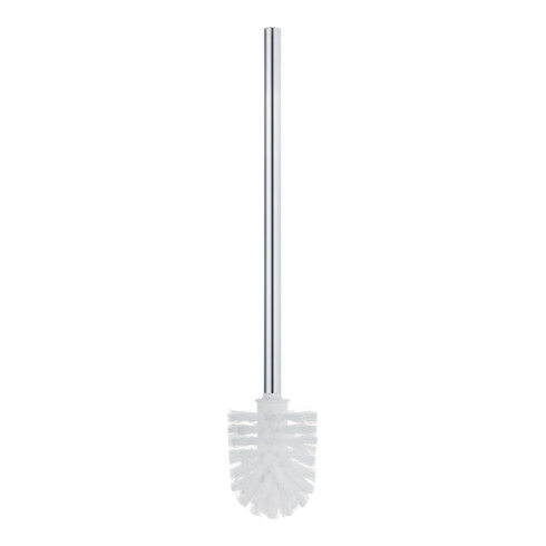 Keuco Brosse WC Plan 14972 chromée, avec manche, tête de brosse blanche